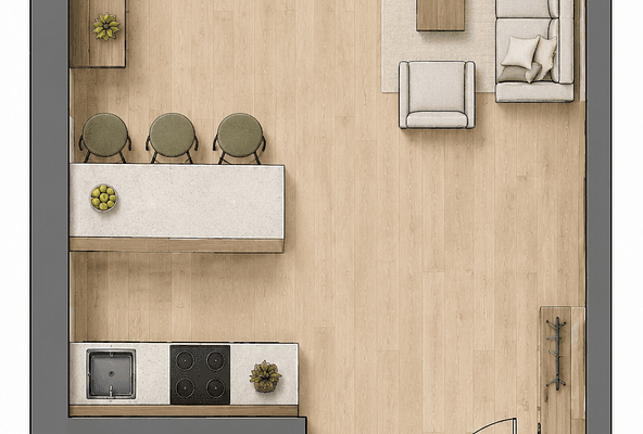 Pronájem bytu 1+1 38 m², Unterschleissheim, Bavorsko Pronájem bytu 1+1 38 m², Unterschleissheim, Bavorsko
