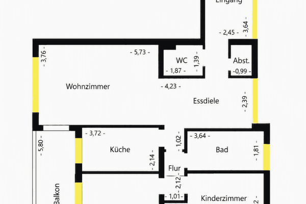 Pronájem bytu 3+1 92 m², Im Wohnpark 38, Bergheim Pronájem bytu 3+1 92 m², Im Wohnpark 38, Bergheim