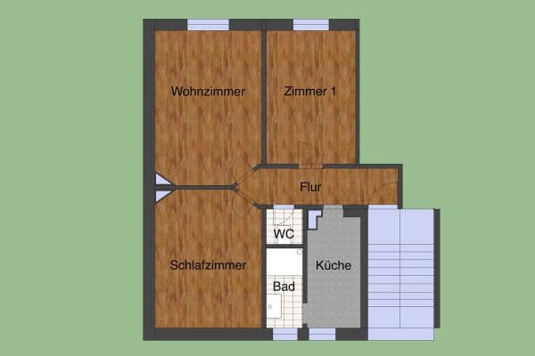 Pronájem bytu 3+1 66 m², Offenbach am Main Pronájem bytu 3+1 66 m², Offenbach am Main