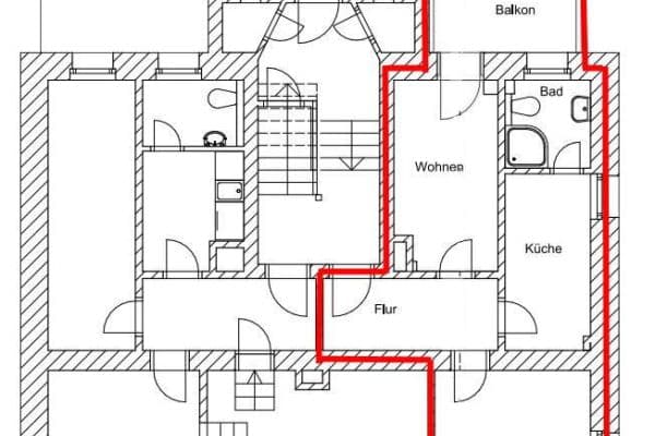 Pronájem bytu 2+1 43 m², Stötteritzer Landstraße 30, Leipzig Pronájem bytu 2+1 43 m², Stötteritzer Landstraße 30, Leipzig