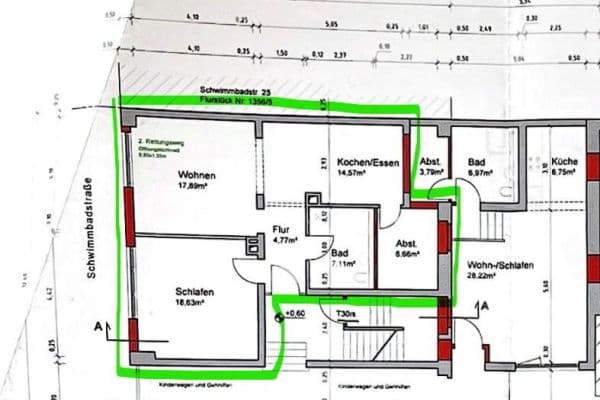 Pronájem bytu 2+kk 70 m², Schwimmbadstr. 27, Bruchsal Pronájem bytu 2+kk 70 m², Schwimmbadstr. 27, Bruchsal