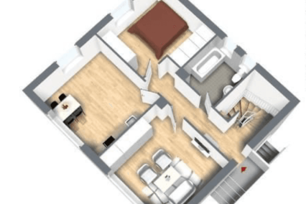 Pronájem bytu 2+1 63 m², Attenkirchen, Bavorsko Pronájem bytu 2+1 63 m², Attenkirchen, Bavorsko