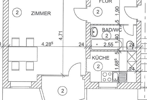 Prodej bytu 1+1 36 m², Johanniterstraße 32, Berlin, Berlín Prodej bytu 1+1 36 m², Johanniterstraße 32, Berlin, Berlín