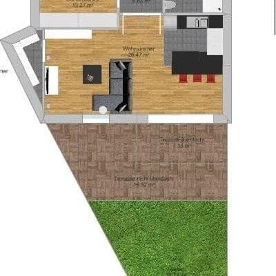 Pronájem bytu 2+1 71 m², Dresdener Straße 1, Buchloe Pronájem bytu 2+1 71 m², Dresdener Straße 1, Buchloe