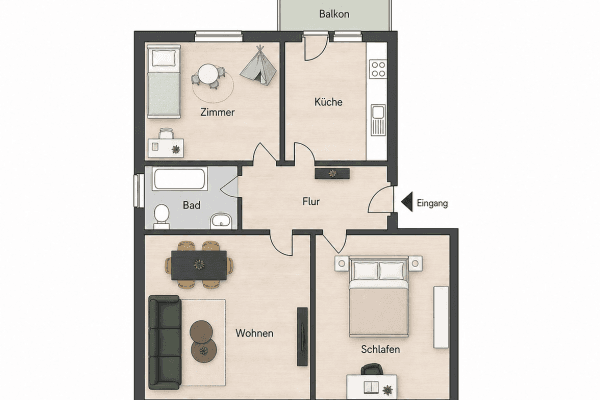 Pronájem bytu 3+1 65 m², Georgstraße 109, Bremerhaven, Bremen Pronájem bytu 3+1 65 m², Georgstraße 109, Bremerhaven, Bremen
