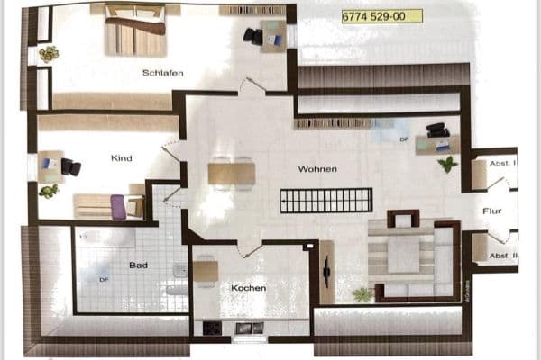 Pronájem bytu 3+1 117 m², Menglinghauser Str. 374, Dortmund Pronájem bytu 3+1 117 m², Menglinghauser Str. 374, Dortmund