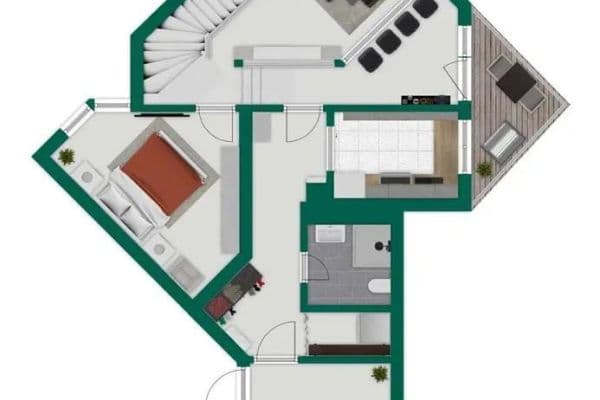 Pronájem bytu 4+1 110 m², Leonberg Pronájem bytu 4+1 110 m², Leonberg