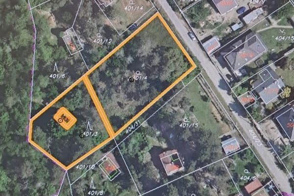 Prodej pozemku 2.498 m², Hradištko Prodej pozemku 2.498 m², Hradištko