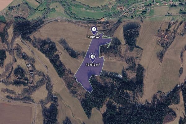 Prodej pozemku 2.531 m², Stará Paka Prodej pozemku 2.531 m², Stará Paka