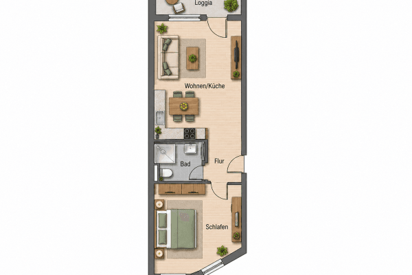 Pronájem bytu 2+1 42 m², Kleine Alexanderstraße 5, Berlin, Berlín Pronájem bytu 2+1 42 m², Kleine Alexanderstraße 5, Berlin, Berlín