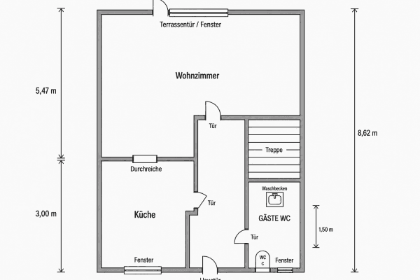 Prodej domu 90 m², pozemek 238 m², Norderstedt, Šlesvicko-Holštýnsko Prodej domu 90 m², pozemek 238 m², Norderstedt, Šlesvicko-Holštýnsko