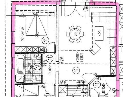 Prodej bytu 3+1 70 m², Rotenberger Straße 2+4, Mühlhausen Prodej bytu 3+1 70 m², Rotenberger Straße 2+4, Mühlhausen