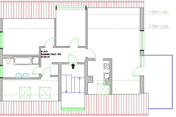 Pronájem bytu 3+kk 87 m², Ilvesheim Pronájem bytu 3+kk 87 m², Ilvesheim