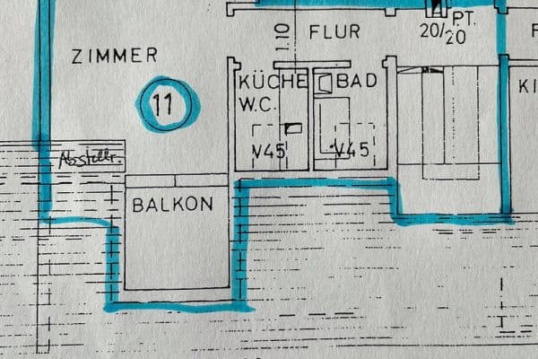 Pronájem bytu 1+1 41 m², Mozartweg 3, Filderstadt Pronájem bytu 1+1 41 m², Mozartweg 3, Filderstadt