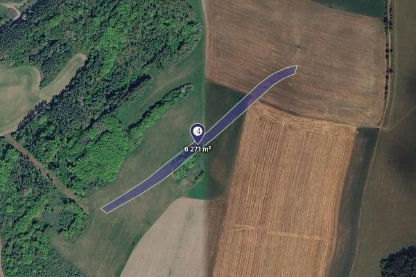 Prodej pozemku 2.090 m², Týček Prodej pozemku 2.090 m², Týček