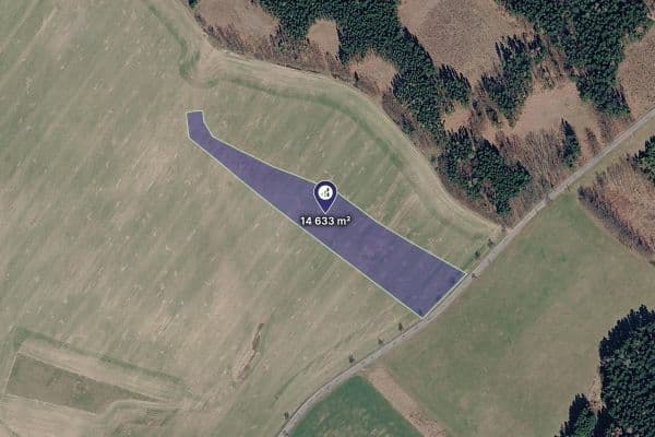 Prodej pozemku 34.659 m², Buková Prodej pozemku 34.659 m², Buková