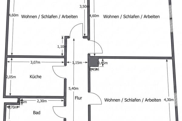 Prodej bytu 3+1 80 m², K3 2, Mannheim Prodej bytu 3+1 80 m², K3 2, Mannheim