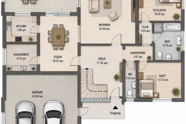 Prodej domu 252 m², pozemek 697 m², Bretten Prodej domu 252 m², pozemek 697 m², Bretten