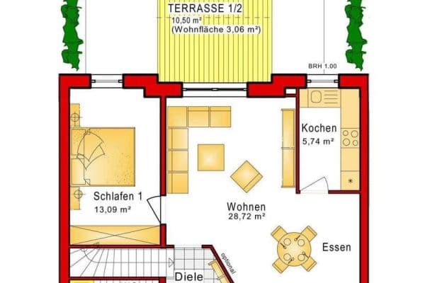 Pronájem bytu 4+kk 97 m², Hühnerheide 139, Dinslaken Pronájem bytu 4+kk 97 m², Hühnerheide 139, Dinslaken
