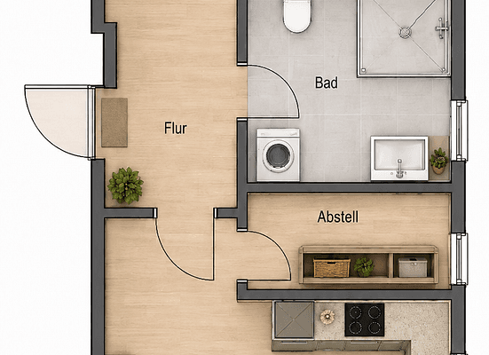 Pronájem bytu 2+1 46 m², Panketal Pronájem bytu 2+1 46 m², Panketal