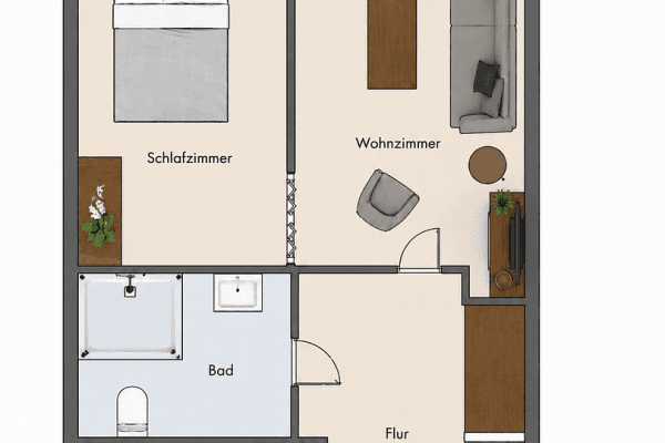 Pronájem bytu 2+1 56 m², Kurt-Schumacher-Str. 152, Dinslaken Pronájem bytu 2+1 56 m², Kurt-Schumacher-Str. 152, Dinslaken