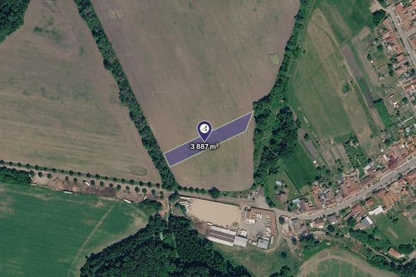 Prodej pozemku 3.887 m², Ladná Prodej pozemku 3.887 m², Ladná