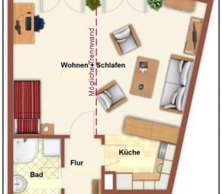 Prodej bytu 2+1 51 m², Hamburg, Hamburg Prodej bytu 2+1 51 m², Hamburg, Hamburg