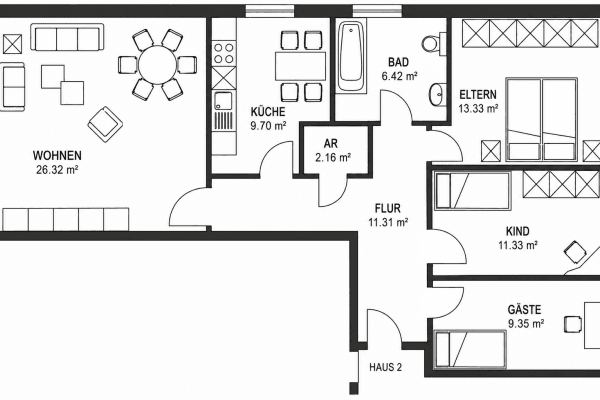 Prodej bytu 4+1 96 m², Stuhr-Brinkum Prodej bytu 4+1 96 m², Stuhr-Brinkum