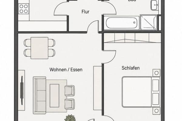 Prodej bytu 2+1 63 m², Wiesbaden Prodej bytu 2+1 63 m², Wiesbaden
