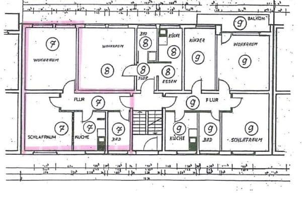 Pronájem bytu 2+1 52 m², Mammutring, Salzgitter Pronájem bytu 2+1 52 m², Mammutring, Salzgitter