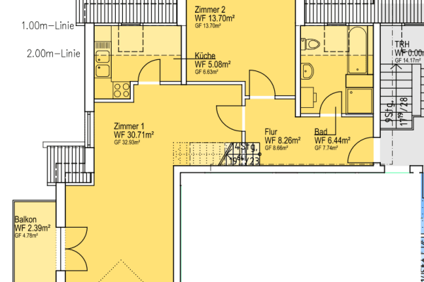 Pronájem bytu 3+1 98 m², Schwalbenweg, Welsleben Pronájem bytu 3+1 98 m², Schwalbenweg, Welsleben