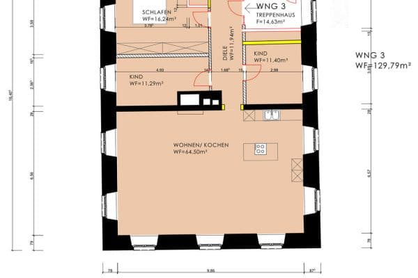 Pronájem bytu 4+1 130 m², Oberhaslbach Pronájem bytu 4+1 130 m², Oberhaslbach
