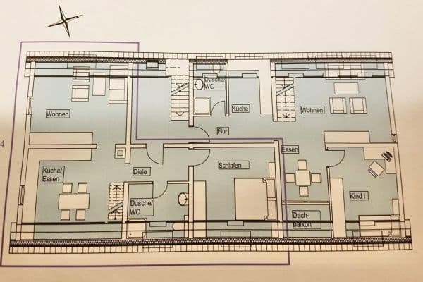 Pronájem bytu 3+kk 90 m², Simmozheim Pronájem bytu 3+kk 90 m², Simmozheim