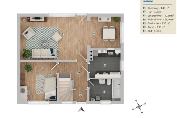 Prodej domu 135 m², pozemek 709 m², Lüneburg Prodej domu 135 m², pozemek 709 m², Lüneburg