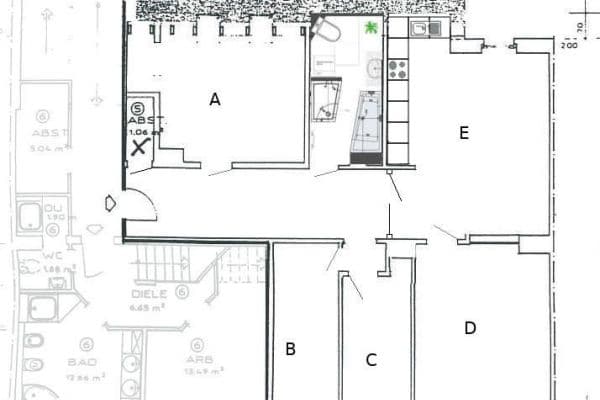 Pronájem bytu 5+1 111 m², Chemnitz, Sasko Pronájem bytu 5+1 111 m², Chemnitz, Sasko
