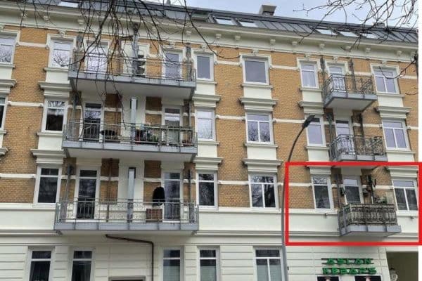 Prodej bytu 2+1 38 m², Erikastraße 46, Hamburg, Hamburg Prodej bytu 2+1 38 m², Erikastraße 46, Hamburg, Hamburg