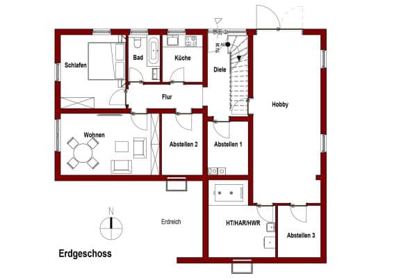 Prodej domu 196 m², pozemek 722 m², Pommernweg 10, Oberstenfeld Prodej domu 196 m², pozemek 722 m², Pommernweg 10, Oberstenfeld