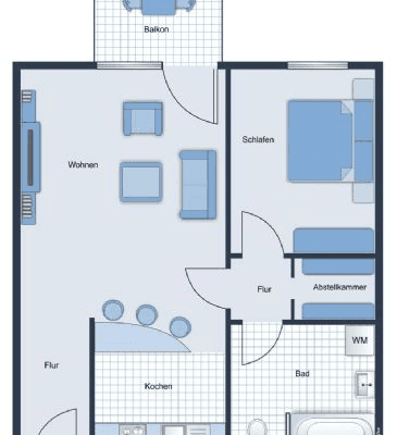 Pronájem bytu 2+1 52 m², Lortzingstraße 35, Hilden Pronájem bytu 2+1 52 m², Lortzingstraße 35, Hilden