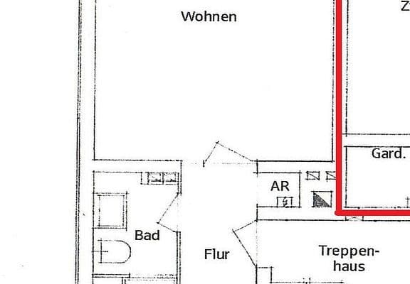 Pronájem bytu 1+1 36 m², Martinistraße 17, Osnabrück, Dolní Sasko Pronájem bytu 1+1 36 m², Martinistraße 17, Osnabrück, Dolní Sasko