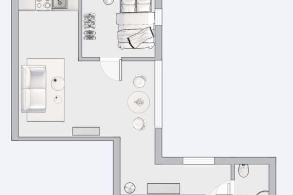 Prodej bytu 2+1 47 m², Prager Strasse 3, Berlin, Berlín Prodej bytu 2+1 47 m², Prager Strasse 3, Berlin, Berlín