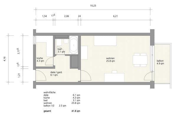 Prodej bytu 1+1 42 m², München, Bavorsko Prodej bytu 1+1 42 m², München, Bavorsko