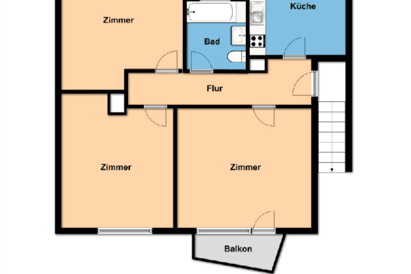 Prodej bytu 3+1 74 m², Friedrichshafen, Bádensko-Württembersko Prodej bytu 3+1 74 m², Friedrichshafen, Bádensko-Württembersko