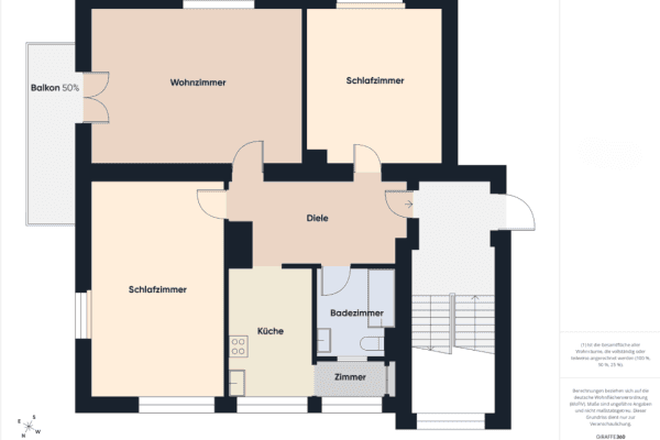 Pronájem bytu 3+1 94 m², Stuttgart, Bádensko-Württembersko Pronájem bytu 3+1 94 m², Stuttgart, Bádensko-Württembersko