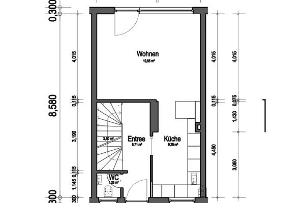 Prodej domu 80 m², pozemek 265 m², Halenseering 13d, Hamburg Prodej domu 80 m², pozemek 265 m², Halenseering 13d, Hamburg