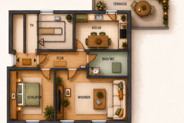 Prodej bytu 2+1 60 m², Freising, Bavorsko Prodej bytu 2+1 60 m², Freising, Bavorsko