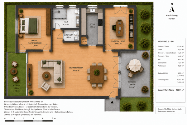 Pronájem bytu 3+1 103 m², Mainz Pronájem bytu 3+1 103 m², Mainz