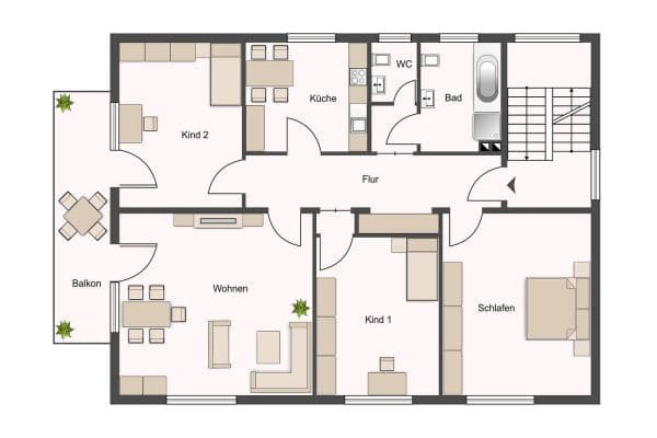 Pronájem bytu 4+1 118 m², Wunstorf, Dolní Sasko Pronájem bytu 4+1 118 m², Wunstorf, Dolní Sasko
