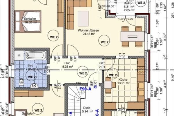 Pronájem bytu 3+1 95 m², Viersen Pronájem bytu 3+1 95 m², Viersen