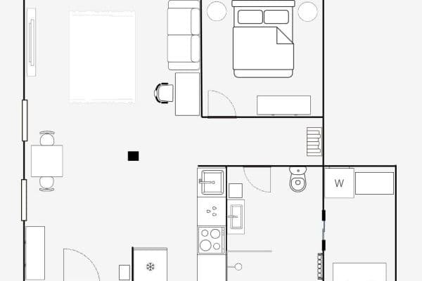 Pronájem bytu 2+1 48 m², Kettengäßchen 1, Augsburg, Bavorsko Pronájem bytu 2+1 48 m², Kettengäßchen 1, Augsburg, Bavorsko