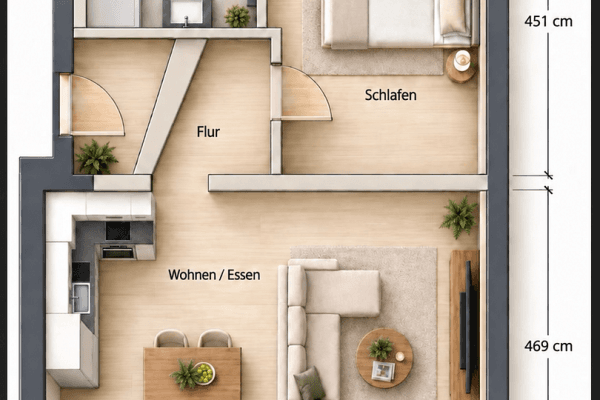 Pronájem bytu 2+1 52 m², Reinsburgstraße 65, Stuttgart Pronájem bytu 2+1 52 m², Reinsburgstraße 65, Stuttgart